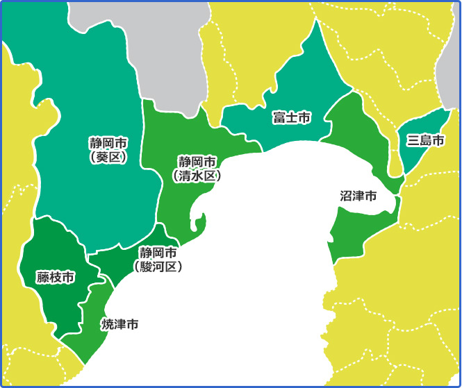 静岡市周辺地図